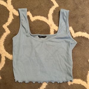 Blue tank top